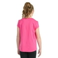 thumbnail image 2 of Girls 8-20 adidas Cap Sleeve Tee Color: Aqua Size: LARGE, 2 of 4