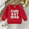 thumbnail image 2 of Zshosam Christmas Sweatshirts for Teens No Hood Christmas Sweatshirts For Teen Girls Trendy Crewneck Kids Tops Long Sleeve Cute Fall Clothes Size 12 18 Months,(Red 12-18 Months), 2 of 7