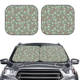 thumbnail image 2 of Sikiie Retro Hippie Groovy Mushroom Print Foldable Car Windshield Sun Visor, Car Window Sunshade Suitable for Sedan, SUV and Truck Car Accessories-Small, 2 of 6