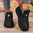 thumbnail image 2 of WRKEKC Womens Boots Wide Width Fleece Lined Thick Sole Snow Boots Warm Winter Shoes for Women Slip Resistant, 2 of 9