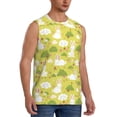 thumbnail image 2 of Kdxio Easter Bunny for Men's Muscle T-shirt,Sleeveless for Workout Running Athletic Gym Lounge Casual, 2 of 7