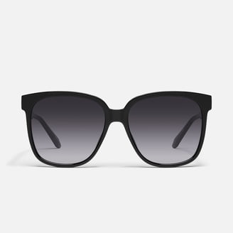 Quay Australia Black Studded Sunglasses HIGH KEY MINI Classic Aviator Sunglasses with Wire Frame – QUAY main image 3