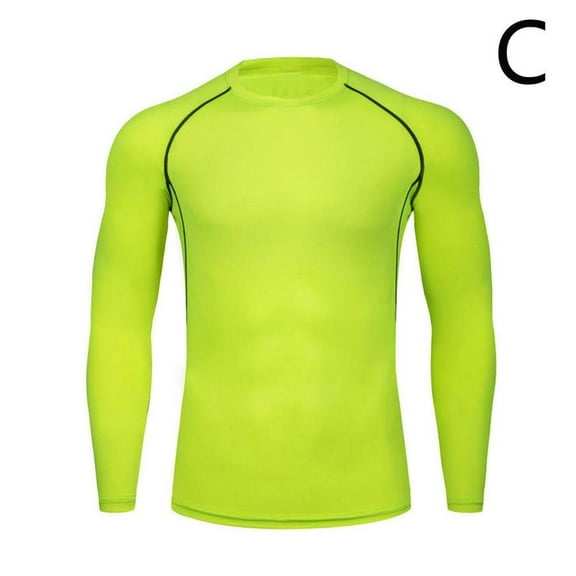 Men Long Sleeve Compression Sports Blouse Thermal Base HOT Layer SALE C2K3