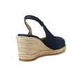 thumbnail image 5 of Cole Haan Cloudfeel Espadrille Wedge Slingback 80 mm Navy Blazer Suede 10.5 B M, 5 of 5