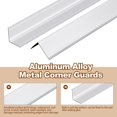 thumbnail image 3 of Protectores de esquina Therwen de aleación de aluminio, 30 unidades, 12 cm, ángulo de 90°, 3 of 6