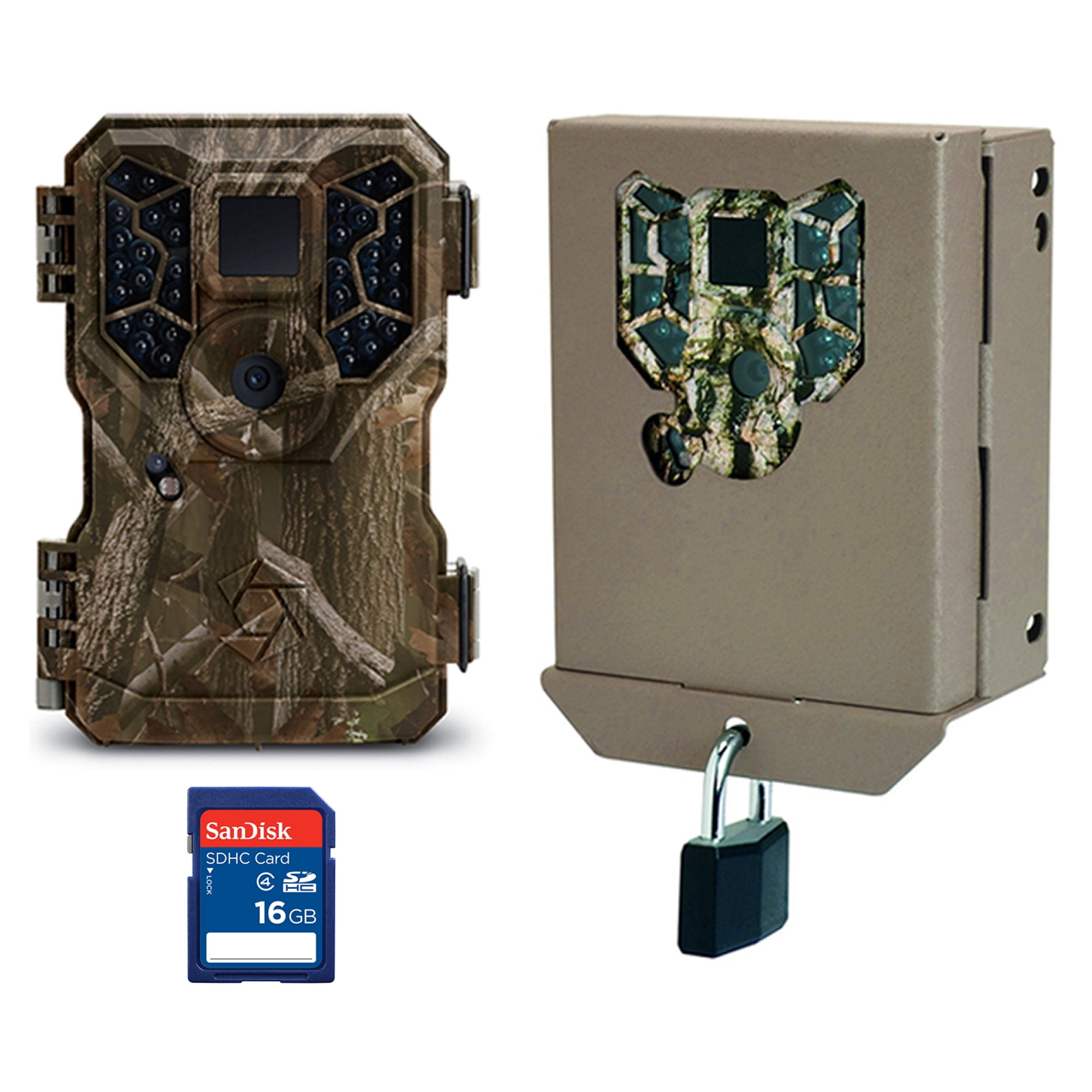 Stealth Cam GSM 8MP No Glo Mini Infrared Game Camera w/ Security Box and SD card