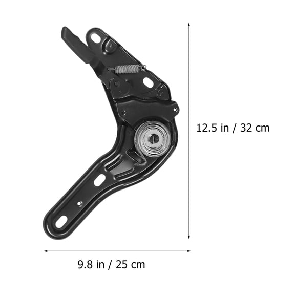 COMPUKAS 6-Pack Adjustable Plastic Regulators for Gaming Chairs, Multi-Angle Support, 32x25x4cm Chair Accessories