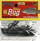 Strike King Bitsy Bug Mini Casting Jig - 3/16oz, Green Pumpkin Bass Lure