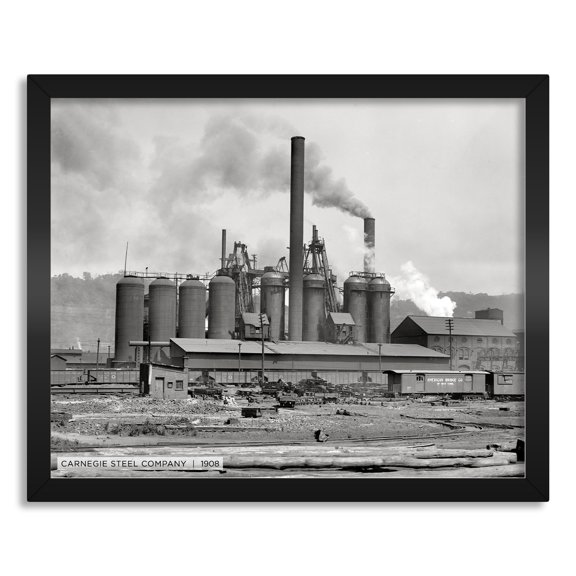 Second Story Collection, Pittsburgh 16x20 Straight Fit Framed Canvas