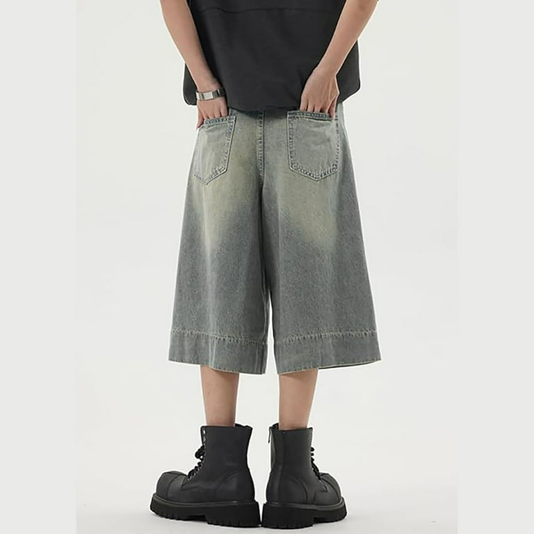 GYUJNB Y2k Jorts for Women and Men- Unisex Wash Baggy Jorts Jean Shorts Long Jorts Denim Shorts, Casual Streetwear GYUJNB Y2k Jorts for Women and Men- Unisex Wash Baggy Jorts Jean Shorts Long Jorts Denim Shorts, Casual Streetwear