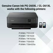 Canon PG-260XL/CL-261XL - Genuine Printer Ink Cartridge Combo Pack – Black & Color