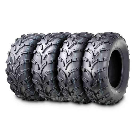 Wanda ATV/UTV tires 25x8-12 Front & 26x10-12 Rear 6PR P373, Set 4