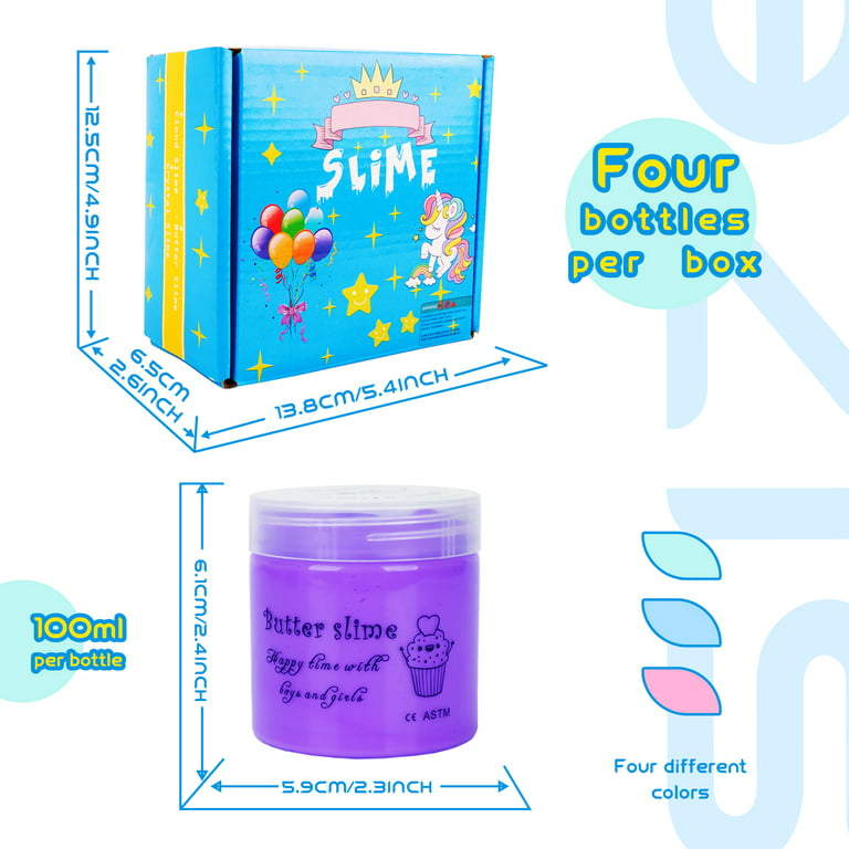 Sunnypig Cloud Slime Kit For Kid 5 6 7 8 Year Old Toy Girl Boy Age 10 Birthday Present 9 Years Er Supplies Stress