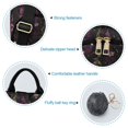 thumbnail image 7 of FORMRS Women's Travel Backpack Purse Anti-Theft Hidden Pockets Casual Shoulder Bag, Dark Purple Floral Pattern, 7 of 7