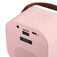 thumbnail image 2 of Mini Karaoke Machine with Wireless Microphone and Dynamic LEDs, Portable Bluetooth Speaker for Adults Kids Gift (14x13x8 inches / 35.6x33x20.3 cm), 2 of 9