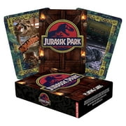 AQUARIUS Jurassic Park Playing Cards - Jurassic Park Themed Deck of Cards for Your Favorite Card Games - Officially Licensed Jurassic Park Merchandise & Collectibles, 2.5 x 3.5