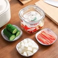 thumbnail image 5 of Glass Pickle Jar Transparent Pickle Container Lidded Pickle Canister Wide Mouth Sealed Glass Storage Jar, 5 of 5