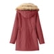 thumbnail image 4 of Puntoco Abrigo largo y cálido para mujer, chaqueta con capucha, parkas de invierno delgadas, prendas de vestir, tops con bolsillos Puntoco Puntoco-1, 4 of 6