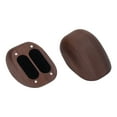 thumbnail image 3 of Caja para anillos en forma de corazón, caja para anillos de compromiso de nogal negro pulido brillante con caja para anillos de tela suave para almacenamiento de anillos, 3 of 14