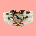 thumbnail image 3 of TIMIFIS Bracelets Bird Time G-em Woven Bracelet Infinite Sym-bol Butterfly Multilayer Handmade ummer, 3 of 3