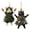 Black & White 1pc, variant on Ruanlalo Christmas Cat in Christmas Tree Acrylic Hanging Ornament 2D Flat Car Rearview Mirror Charm Holiday Gifts for Cat Lovers