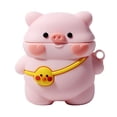 thumbnail image 1 of Caja de carga Cute Cartoon Wireless BT Earbuds Estuche protector Estuche de almacenamiento para auriculares Estuche de silicona suave Compatible con Lenovo LP40 Pink Pig Abanopi Caja de carga, 1 of 6