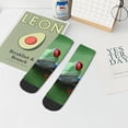 thumbnail image 7 of Pofeuu Red-Eyed Tree Frog-1 Print 30cm Socks, Adult Running Hiking Socks for Youth and Adult, 7 of 7