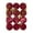 Wine-442, variant on 12 Pcs Velvet Christmas Balls, Flocked Christmas Tree Ornaments, Plastic Hanging Decorations, Soft Texture + Festive Colors, Classic Style, for Holiday Decor, Tree Decoration, Xmas Ornaments | Holida