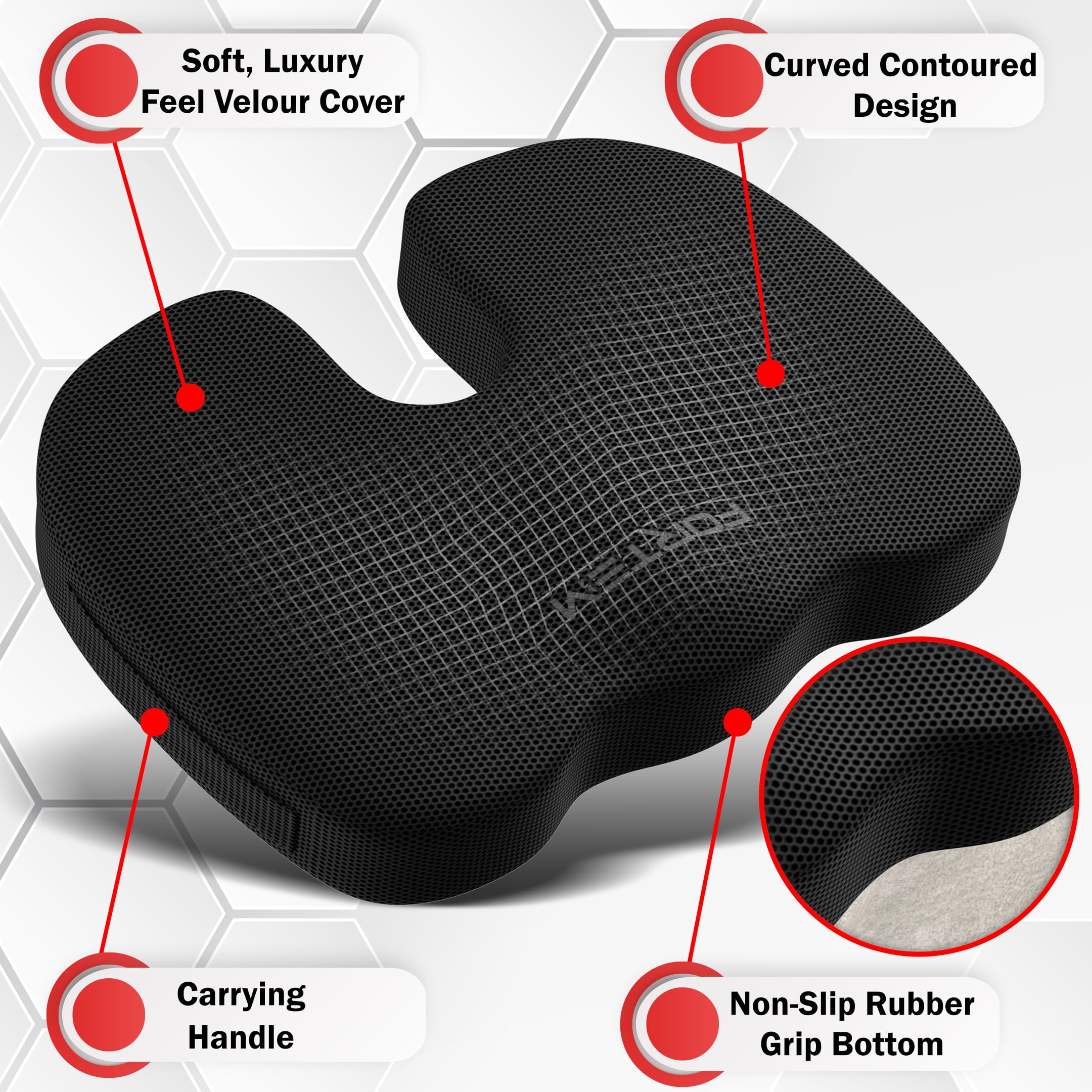 Seat Cushion and Lumbar Support - Fortem