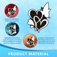 thumbnail image 3 of 7Pcs Reflective Vinyl Butterfly Car Stickers, 3 of 9