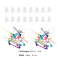 thumbnail image 2 of Miangastore Earring Ear Plugs Multi Colored Plastic 1Set 0.12X0.12X0.59In, 2 of 8