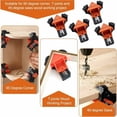 thumbnail image 5 of High-quality Multi-angle Pro Corner Clamp, Stainless Steel Adjustable Spring Loaded Right Clamp, Perfect For Precise Alignment Fixing Frames And Multi-purpose Woodworking Clamp (4, 5 of 5
