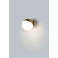 thumbnail image 3 of E20369-92MG ET2 Lighting Half Moon-9W 1 LED Wall sconce-7.75 Inches wide by 7.75 inches high-Metallic Gold Finish, 3 of 5