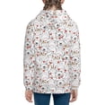 thumbnail image 6 of Naloa Cat Bear Rabbit Teenage Zipper Hoodie, Long Sleeve Zip Up Hoodies Casual Jackets Tops for 7-12 Years-Medium, 6 of 6
