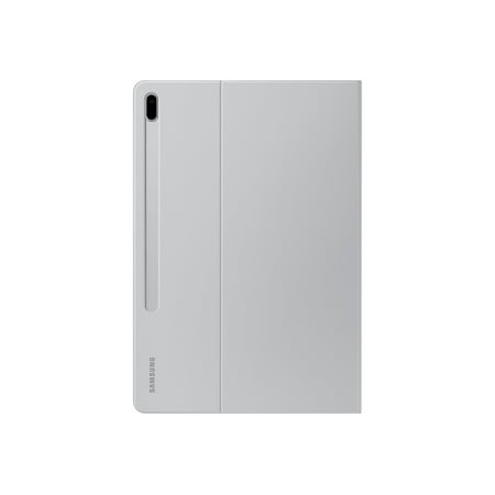 Samsung - Galaxy Tab S8+, Tab S7 FE, Tab S7+ Book Cover - Mystic Silver
