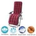 thumbnail image 2 of Coussin de Fauteuil Inclinable Intérieur Extérieur Coussin de Chaise Longue Épais, 2 of 8