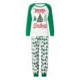 thumbnail image 2 of Miaouyo Family Matching Christmas Pajamas Set Baby Romper/Dog Bandana/Christmas Tree Letter Print Tops Pants Sleepwear Set, 2 of 10