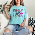 thumbnail image 2 of Colorful Makeup Queen Design, Chalky Mint Comfort Colors T-Shirt, XL, 2 of 3