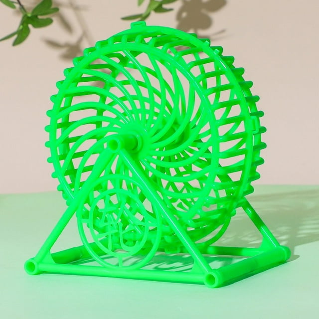 Rueda para correr silenciosa para hámster, rueda para pies anti-tarjetas, rueda para correr con oso dorado para hámster, soporte para rueda de juguete, suministros para hámster