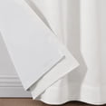 thumbnail image 6 of Martha Stewart Lido Curtain Panel Pair, White, Back Tab, Blackout, Indoor, Adult, 2 Piece Set, 50" x 84", 6 of 18