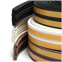 E Type Window Seal Door Seal Gasket Strip Sealing Tape 5M Black