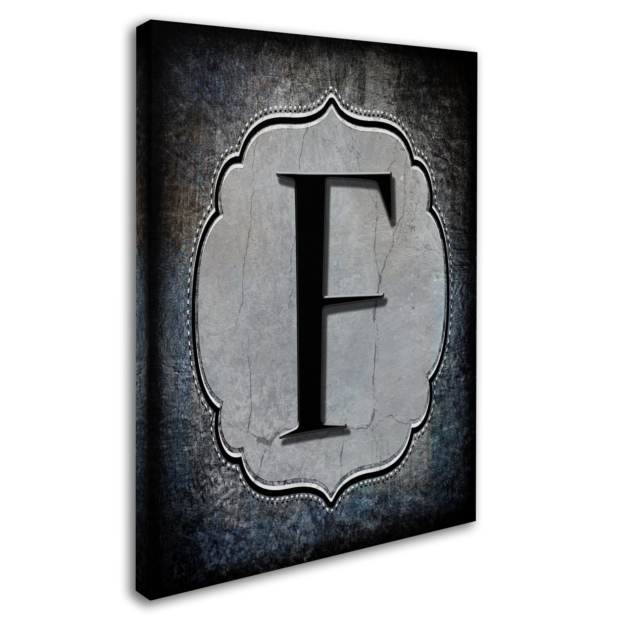Trademark Fine Art 'Letter F' Canvas Art by LightBoxJournal