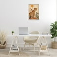 thumbnail image 3 of Stupell Industries Cheetah & Boho Plants Animals & Insects Painting White Framed Art Print Wall Art, 16 x 24, 3 of 10