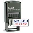 thumbnail image 1 of Trodat 4850 Date Stamp with MAILED, Self Inking Stamp - Blue/Red Ink, 1 of 5