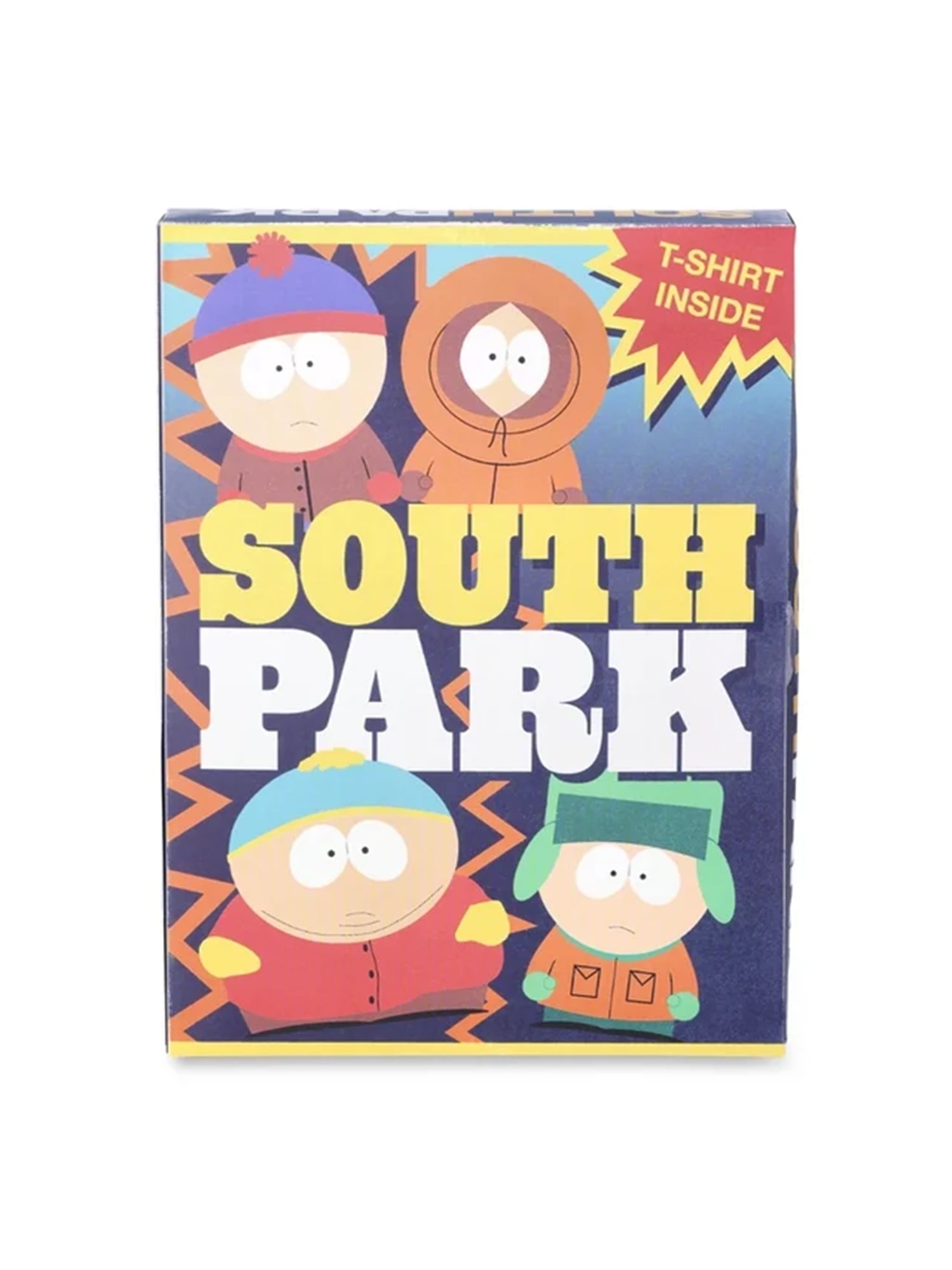 South Park, Mens Apparel Graphic T-Shirt, Sizes S-3XL, in VHS Box Package (Men's Big & Tall)
