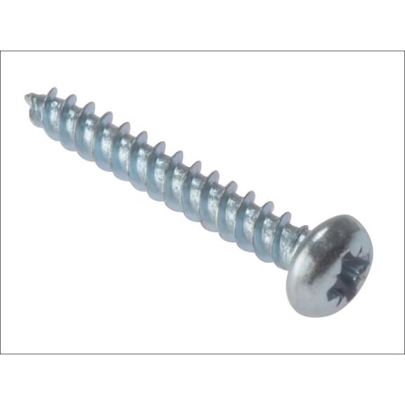 Forgefix - General Purpose Pozi Compatible Screw Round Head TT ZP 1.1/4in x 8 Box 200