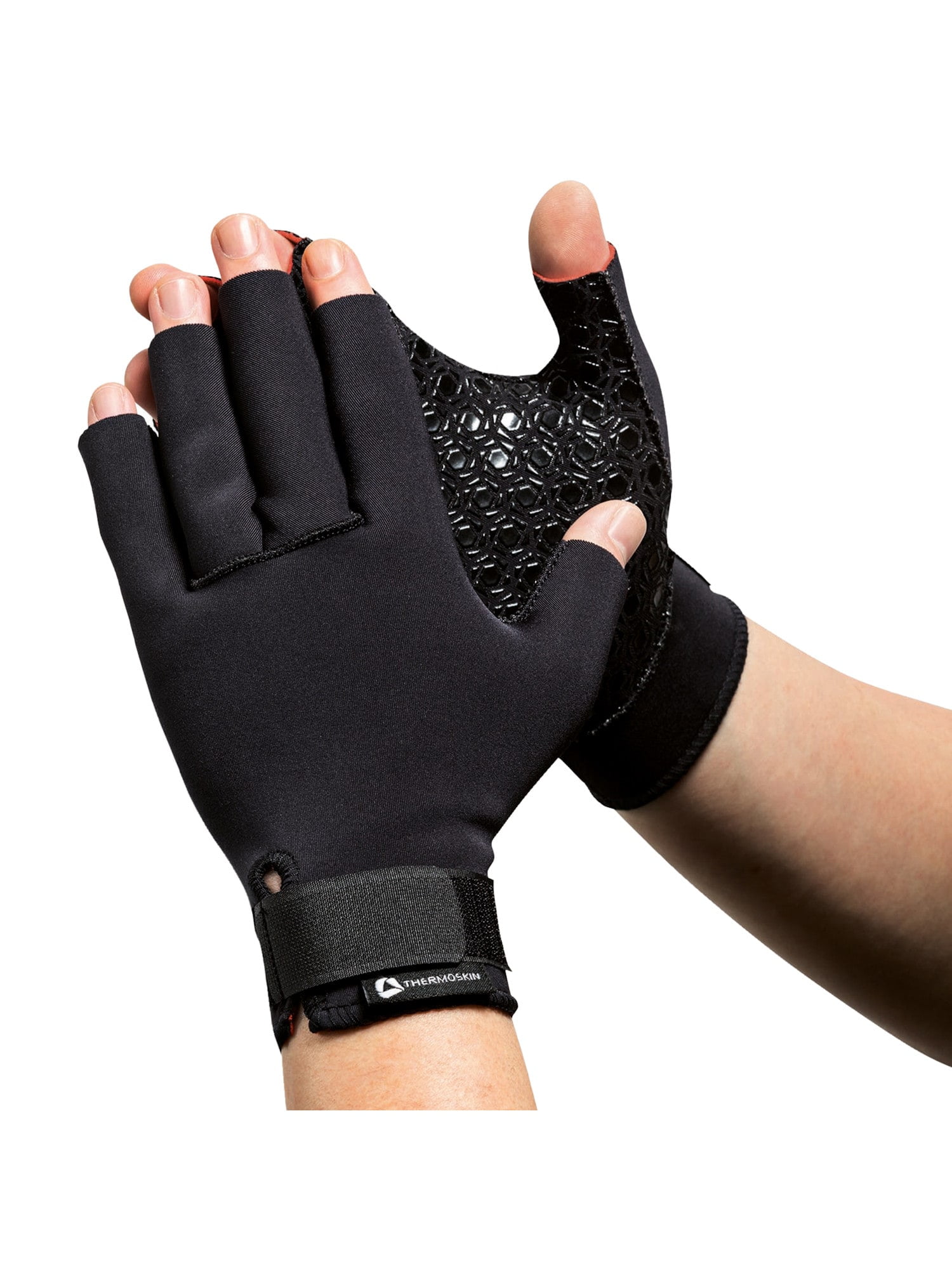 ORTHOZONE Thermoskin Compression Arthritis Gloves, Pain Relief Gloves, Black
