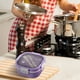 thumbnail image 5 of Fiudx Fiambrera Bento para Adultos, 5 Compartimentos, a Prueba de Fugas y Apta para Microondas, Incluye Cuchara y Tenedor Reutilizables, Ideal para El Trabajo o La Escuela, Portátil y Fácil de Limpia, 5 of 6
