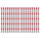 thumbnail image 4 of Terminal de cable, 100 piezas de terminales de crimpado eléctrico aislados de cable de horquilla, conectores rápidos de horquilla de aspecto llamativo, 4 of 8
