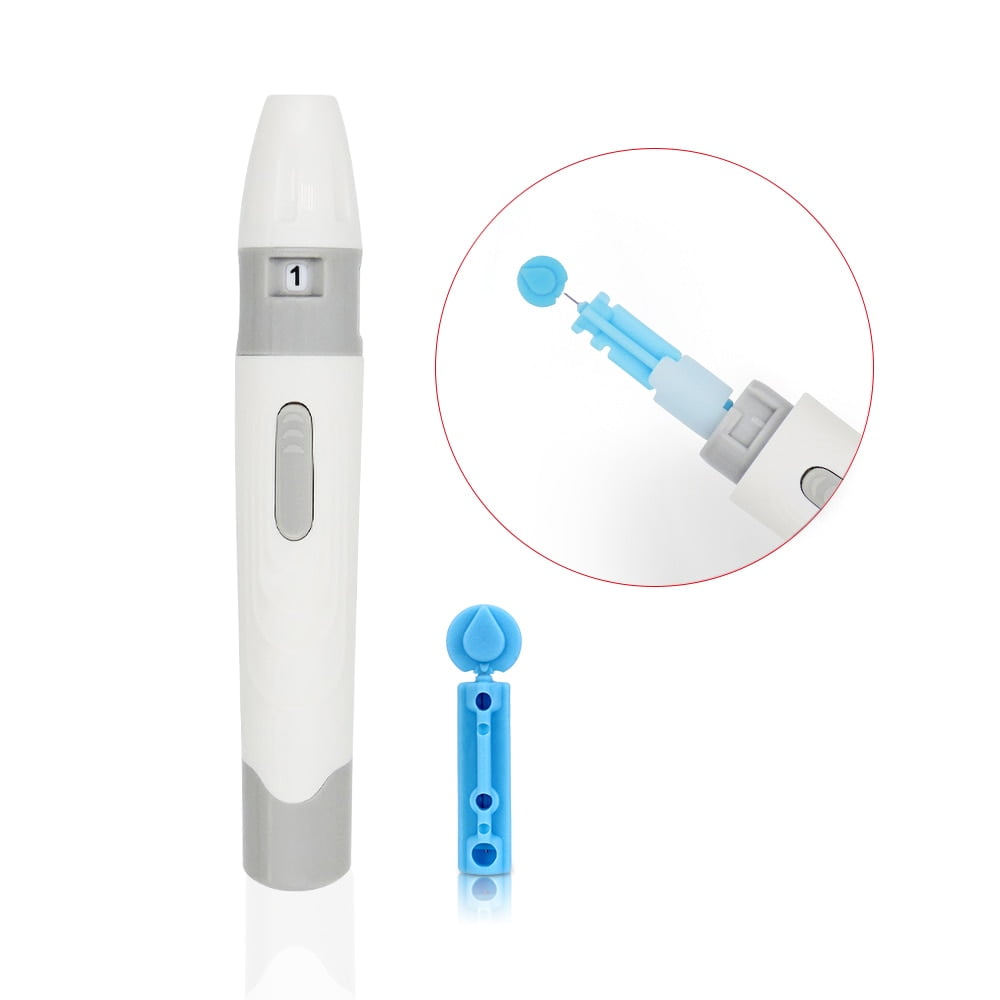 Yozhu Lancing Device for Diabetics Blood Collect Adjustable Depth Blood
